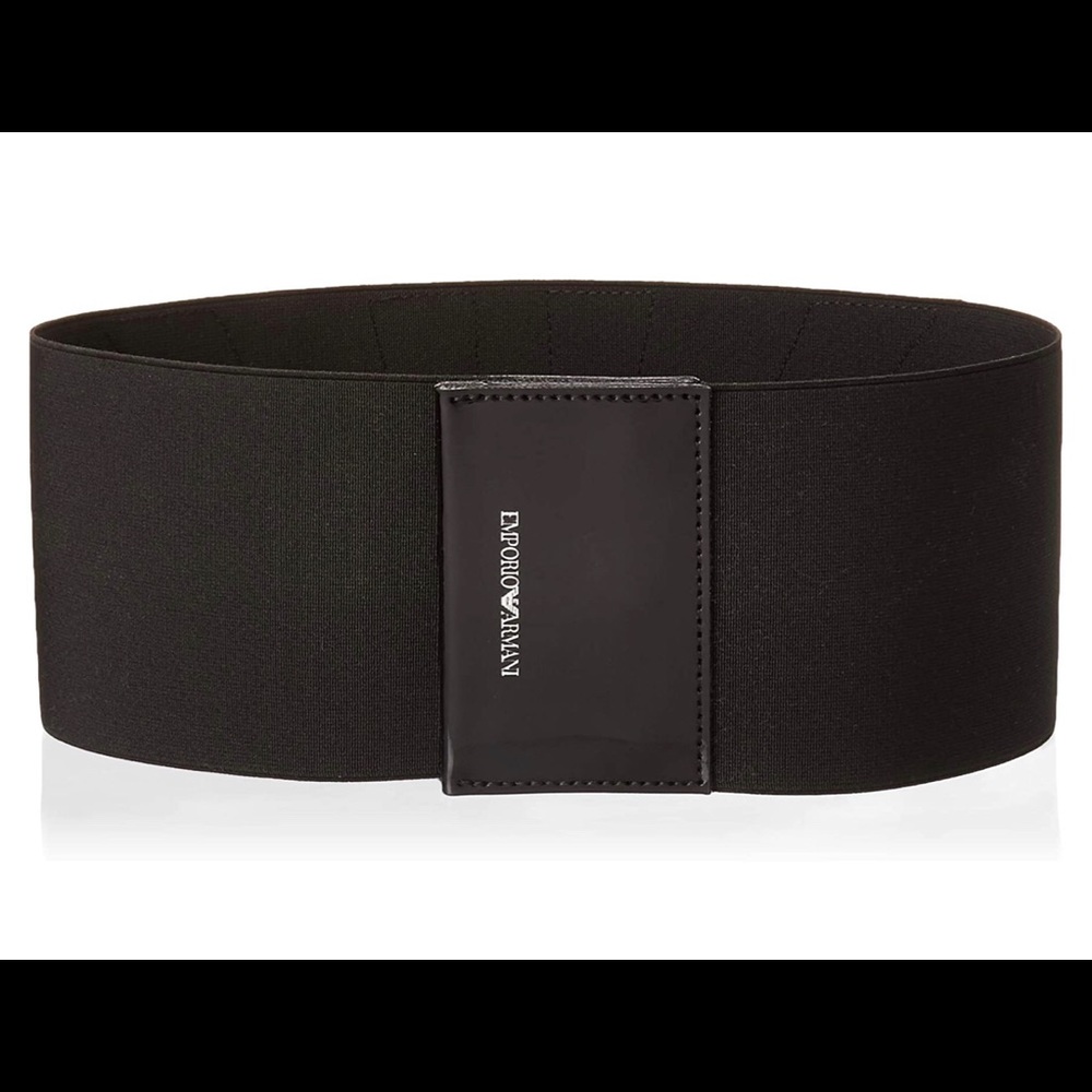 Emporio Armani Wide Elastic Waist Belt